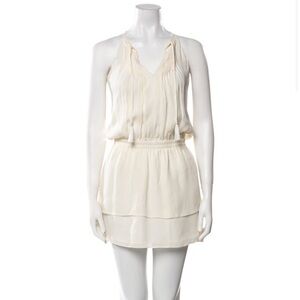 Joie Silk Popover Mini Dress